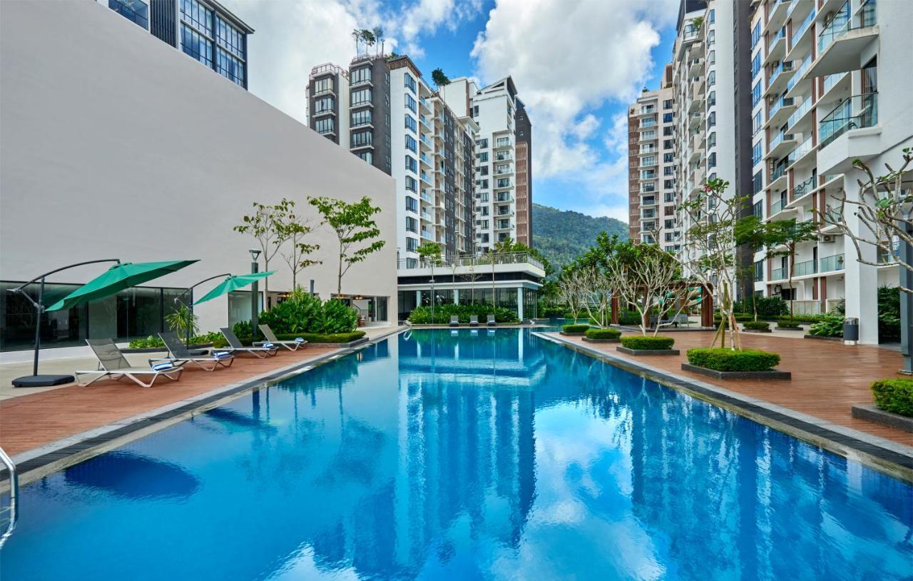 Chung cư 80 m² 2 phòng ngủ, 2 phòng tắm riêng ở Gohtong Jaya Cao nguyên Genting Ngoại thất bức ảnh